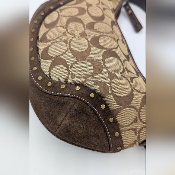 Coach Canvas Shoulder Bag - Picture 11 of 15